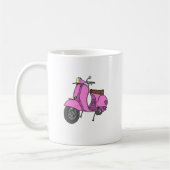 Rosa Bewegungsroller Kaffeetasse (Links)