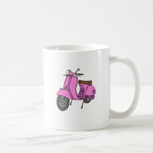 Rosa Bewegungsroller Kaffeetasse (Rechts)