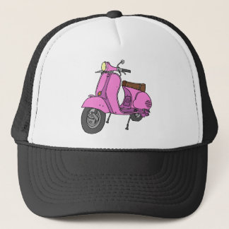 Rosa Bewegungsroller Truckerkappe