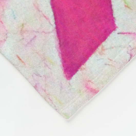Rosa Bewusstsein Ribbon Engel Brustkrebs Blanket Fleecedecke (Ecke)