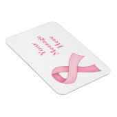 Rosa Bewusstsein Ribbon Magnet 0004 (Rechte Seite)