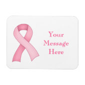 Rosa Bewusstsein Ribbon Magnet 0004 (Horizontal)