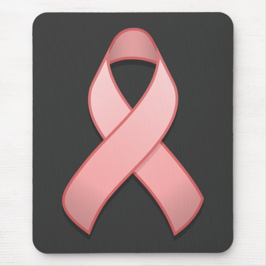 Rosa Bewusstseins-Band Mousepad (Vorne)