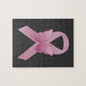 Rosa Bewusstseins-Band Puzzle (Horizontal)