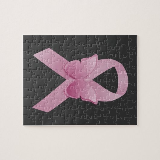 Rosa Bewusstseins-Band Puzzle (Horizontal)