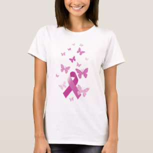 Rosa Bewusstseins-Band T-Shirt