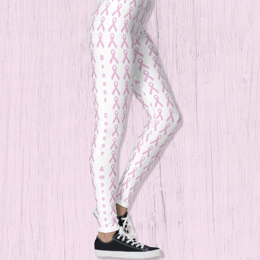 Rosa Bewusstseins-Schleife Leggings