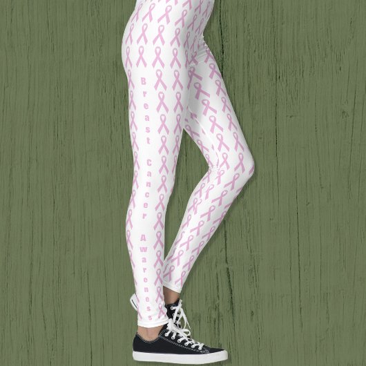 Rosa Bewusstseins-Schleife Leggings