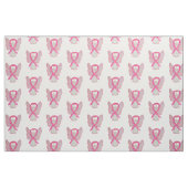 rosa Bewusstseinsband Brustkrebs Engel Material Stoff (Fat Quarter (45,7 x 55,9 cm))