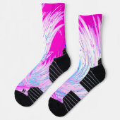 Rosa bezaubernder Garten Socken (Links)