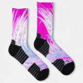 Rosa bezaubernder Garten Socken (Rechts)