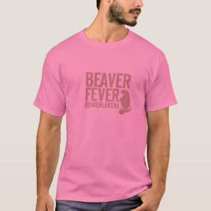 Rosa Biber-Fieber T-Shirt