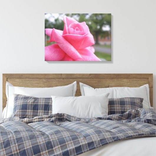 Rosa-Bild Leinwanddruck (Insitu (Schlafzimmer))