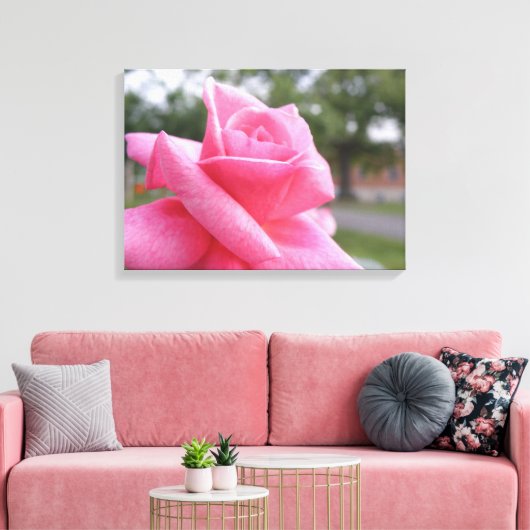 Rosa-Bild Leinwanddruck (Insitu (Wohnzimmer))