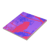 Rosa Bird Fliese (Seite)