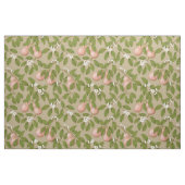 Rosa Birnen auf hellbraun (groß) Stoff (Yard (91,4 cm))