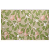 Rosa Birnen auf hellbraun (groß) Stoff (Fat Quarter (45,7 x 55,9 cm))