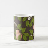 Rosa Birnen (dunkelbraun) Kaffeetasse (Mittel)