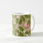 Rosa Birnen (hellbraun) Kaffeetasse (VorderseiteRechts)