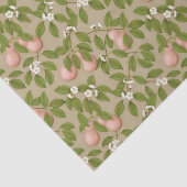 Rosa Birnen (hellbraun) Seidenpapier (Ausschnitt)