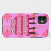 Rosa Birthday Cake Art Print Case-Mate iPhone Hülle (Rückseite (Horizontal))