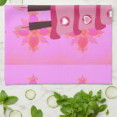 Rosa Birthday Cake Art Print Handtuch (Gefaltet)