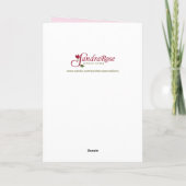 Rosa Birthday Card Karte (Rückseite)