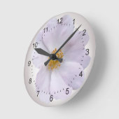 rosa bis lila runde wanduhr (Winkel)