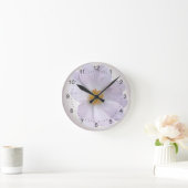 rosa bis lila runde wanduhr (Zuhause)