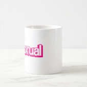 Rosa Bisexuelles Priesterwort Kaffeetasse (Mittel)