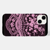 Rosa Bläschen Case-Mate iPhone Hülle (Rückseite (Horizontal))