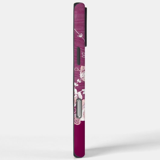 Rosa Bläschen Case-Mate iPhone Hülle (Rückseite / Rechts)