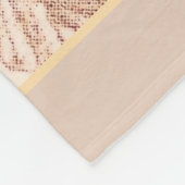 Rosa Bläschen Fleecedecke (Ecke)