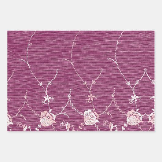 Rosa Bläschen Geschenkpapier Set (Vorderseite)