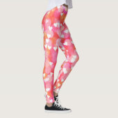 Rosa Bläschen Herz Leggings (Rechts)