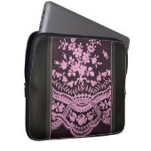 Rosa Bläschen Laptopschutzhülle (Vorne Rechts)