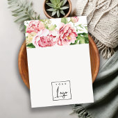 Rosa Bläschen-Logo-Blank-Schmuckanzeige für Pink P Visitenkarte