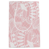 Rosa Bläschen Mittlere Geschenktüte (Vorderseite)