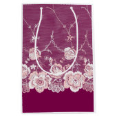 Rosa Bläschen Mittlere Geschenktüte (Vorderseite)