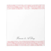 Rosa Bläschen Notizblock (Vorderseite)