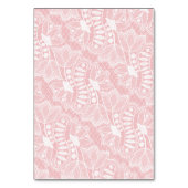 Rosa Bläschen Tischnummer (Rückseite)