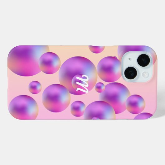 Rosa Blase Handy-Abdeckung Case-Mate iPhone Hülle (Rückseite (Horizontal))