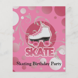 Rosa Blase Skate, wirbeln, Skaten