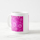 Rosa Blasen Kaffeetasse (Vorderseite Links)