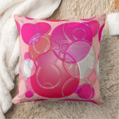 Rosa Blasen Kissen (Decke)