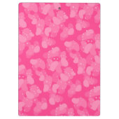 Rosa Blasen Klemmbrett (Rückseite)