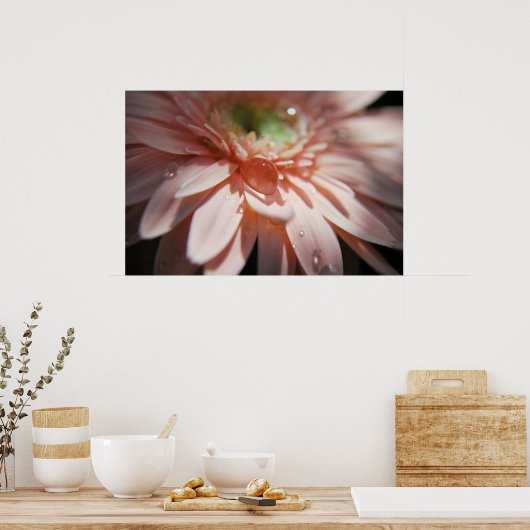 Rosa Blasen Poster (Küche)