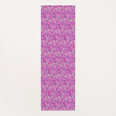 Rosa Blasen Yogamatte (Vorderseite)