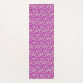 Rosa Blasen Yogamatte (Rückseite)