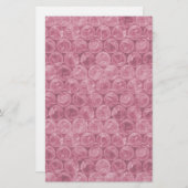 Rosa Blasenverpackungsmuster Briefpapier (Vorne/Hinten)